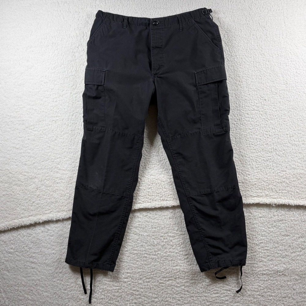 Propper Public Safety Mens L Black Battle Ripstop Combat Cargo Pants Utility